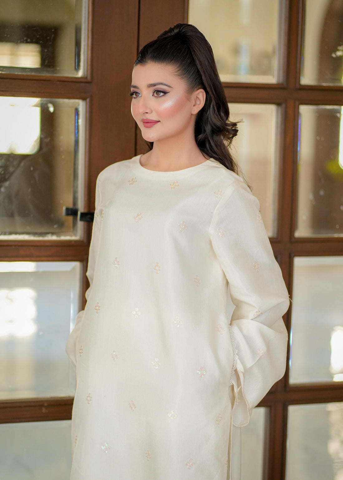 Fozia Khalid | Silk Spire | BLISS - House Of Hania
