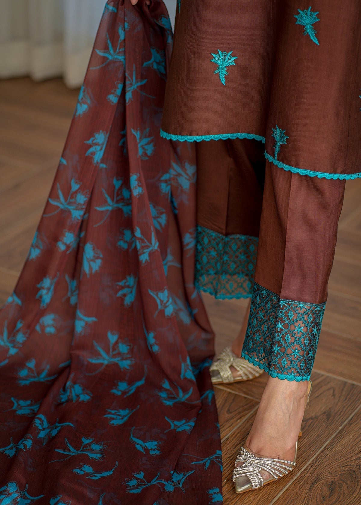 Fozia Khalid | Silk Spire | COCOA - House Of Hania