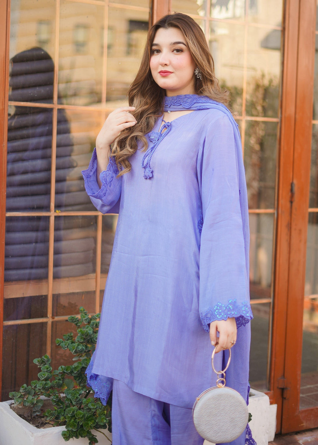 Fozia Khalid | Silk Spire | LAGOON - House Of Hania