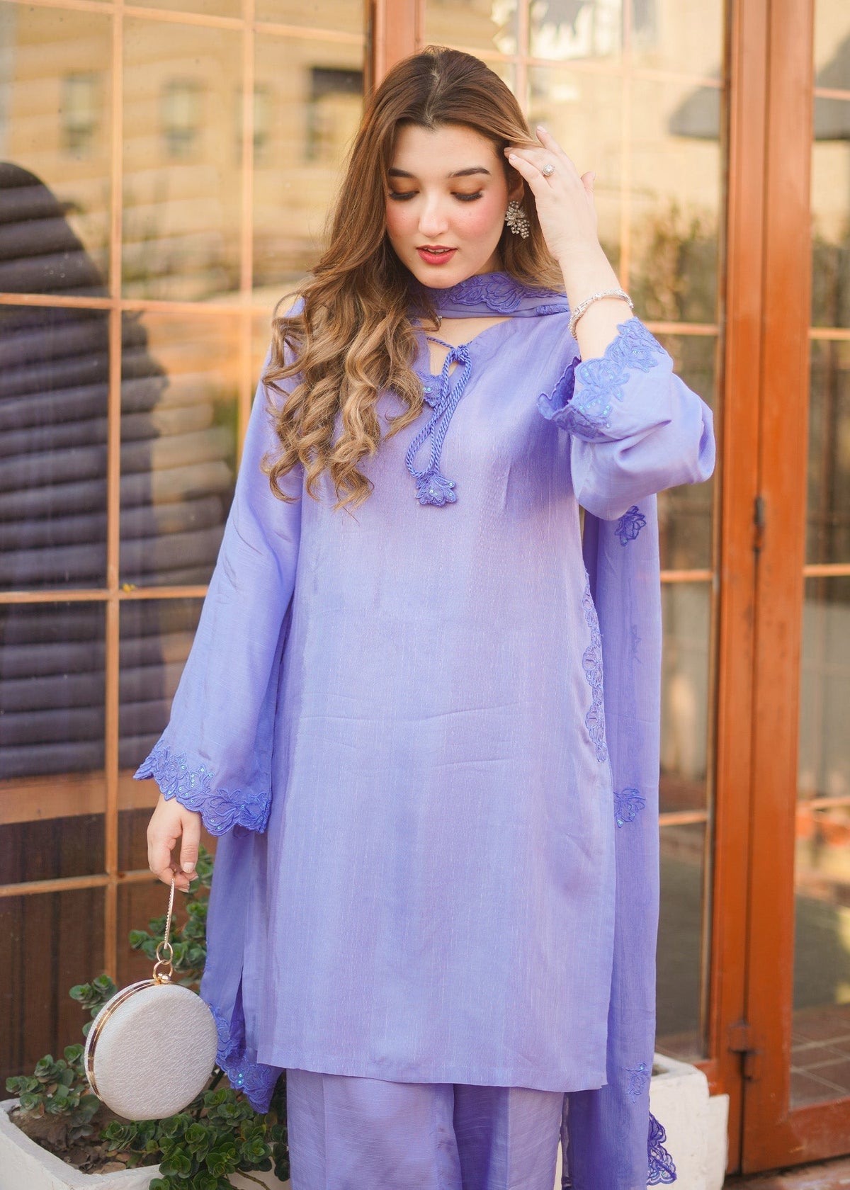 Fozia Khalid | Silk Spire | LAGOON - House Of Hania