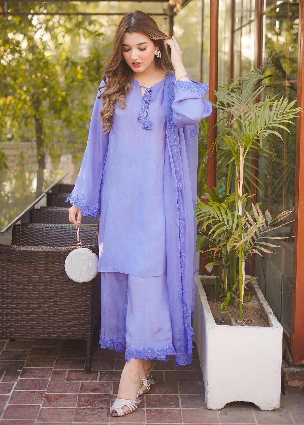 Fozia Khalid | Silk Spire | LAGOON - House Of Hania
