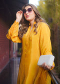 Fozia Khalid | Silk Spire | MARIGOLD - House Of Hania