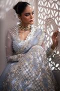 Gossamer by Zaha Embroidered Organza 3Pc Suit ZC24-01 Sofina - House Of Hania