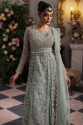 Gossamer by Zaha Embroidered Organza 3Pc Suit ZC24-03 Seraphina - House Of Hania