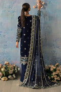 Gulaal | Celeste Velvet 24 | Azure - House Of Hania