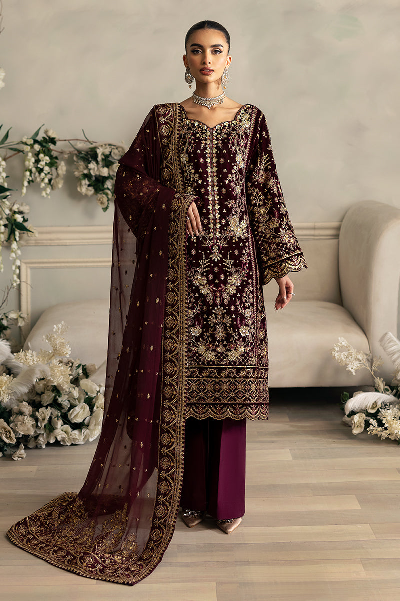 Gulaal | Celeste Velvet 24 | Ember - House Of Hania