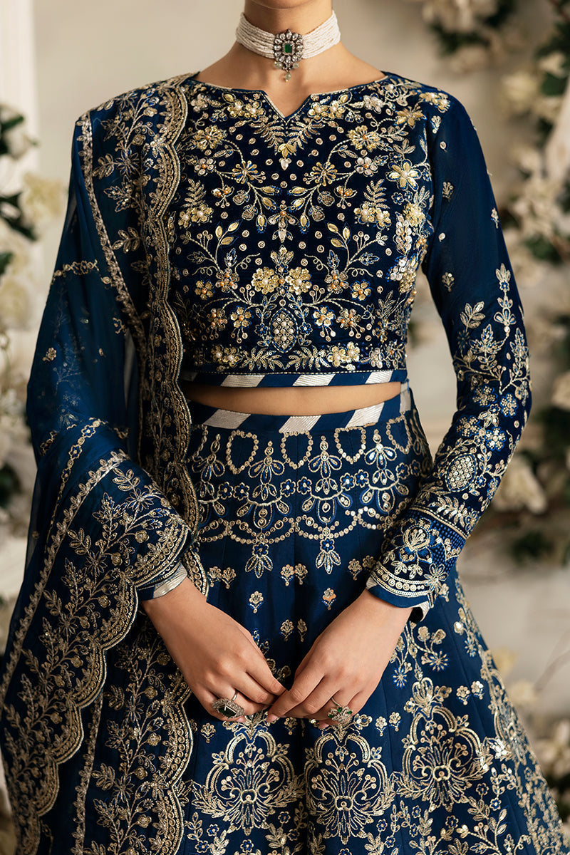 Gulaal | Celeste Velvet 24 | Haze - House Of Hania