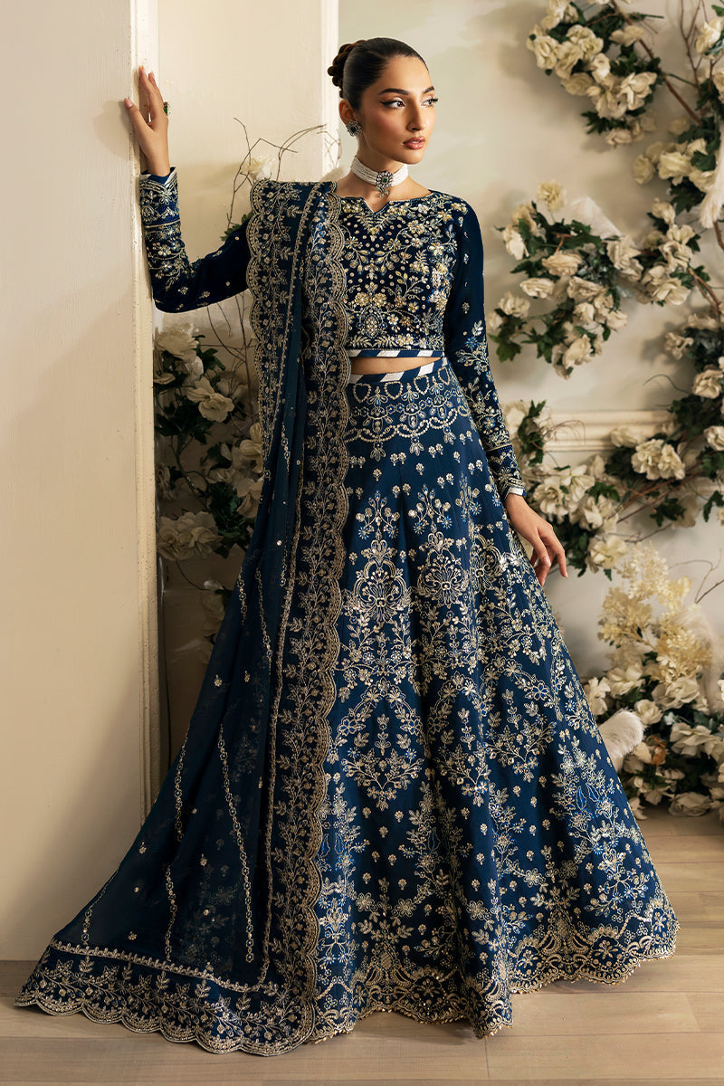 Gulaal | Celeste Velvet 24 | Haze - House Of Hania
