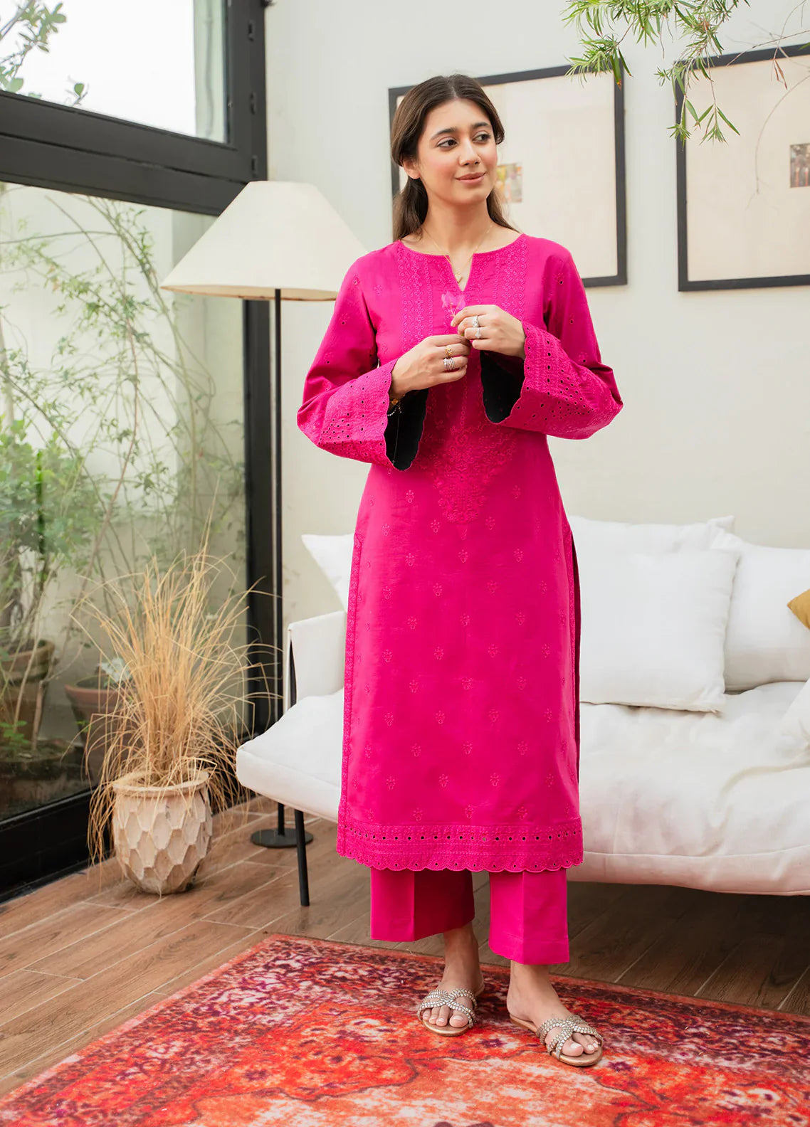 Gulaal | Embroidered Basics | Floria - House Of Hania