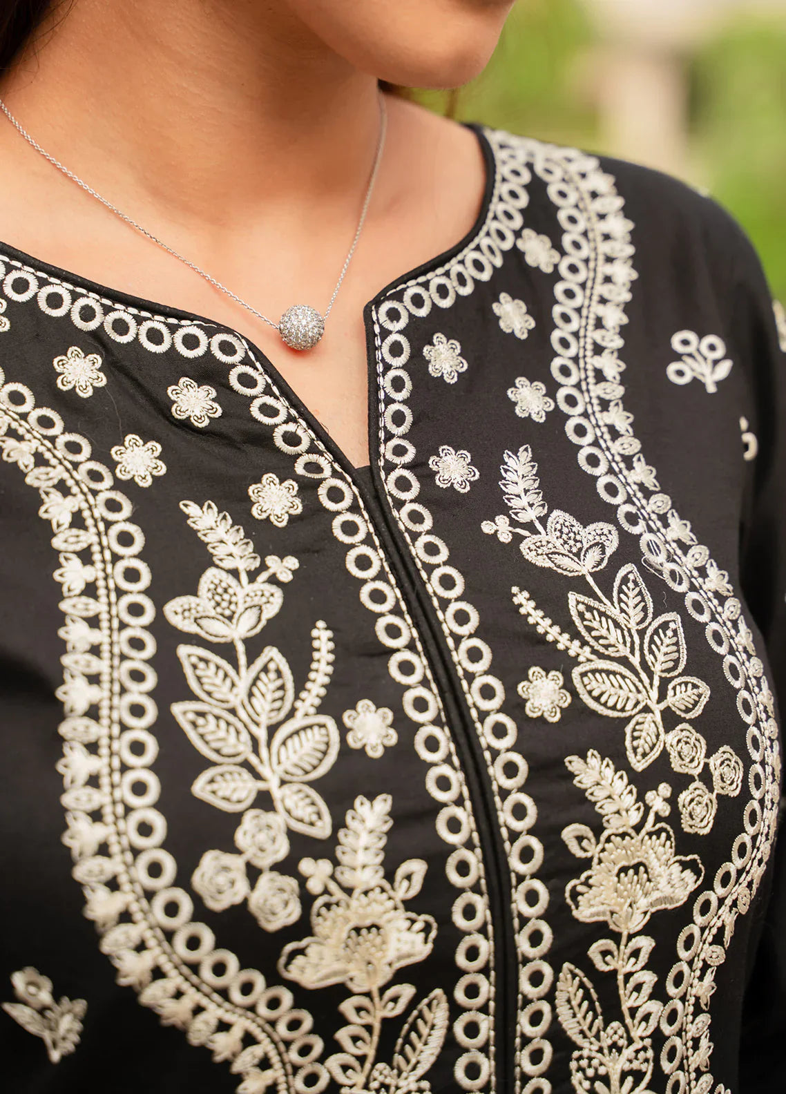 Gulaal | Embroidered Basics | Moonlit Noir - House Of Hania