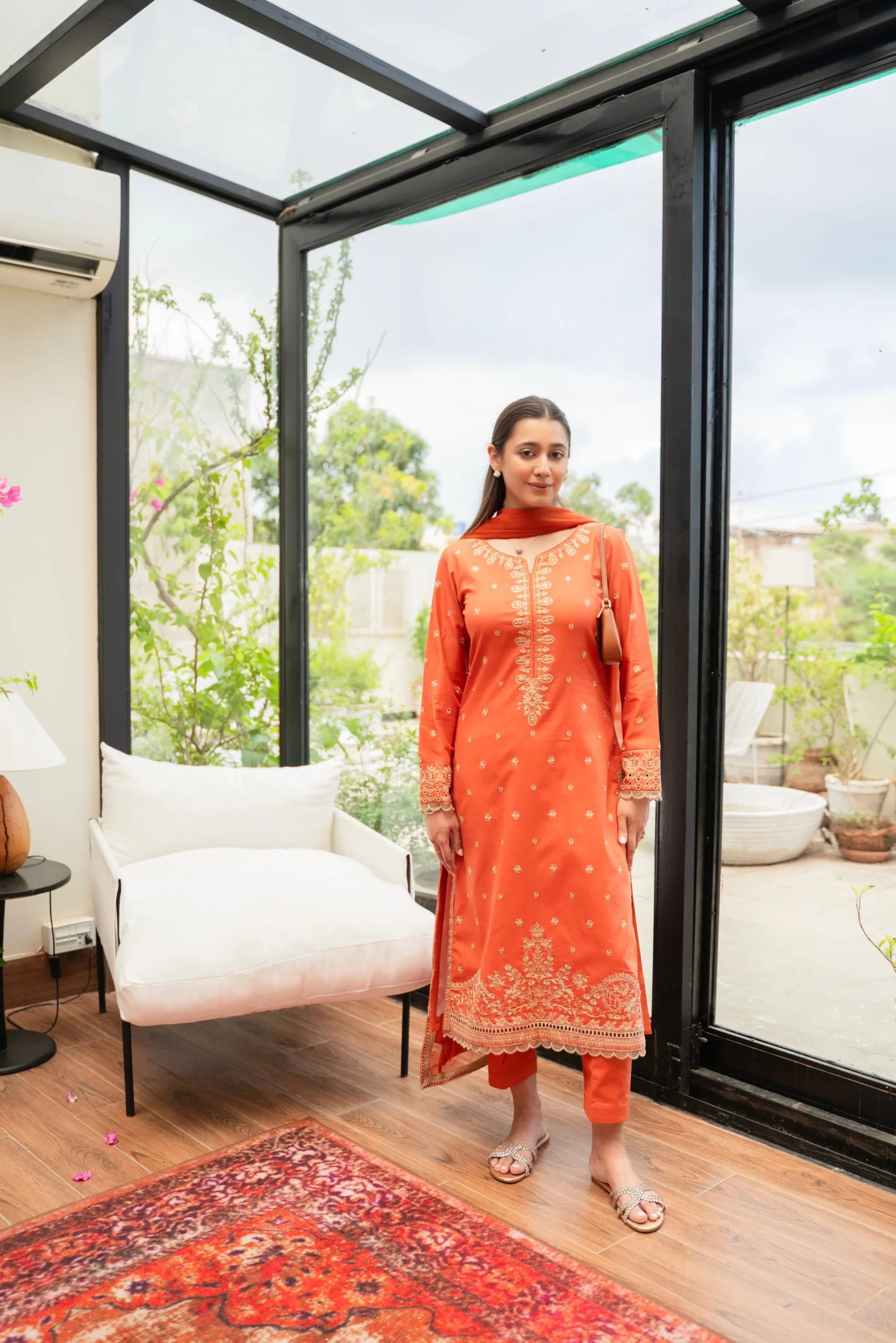 Gulaal | Embroidered Basics | Sunstone - House Of Hania