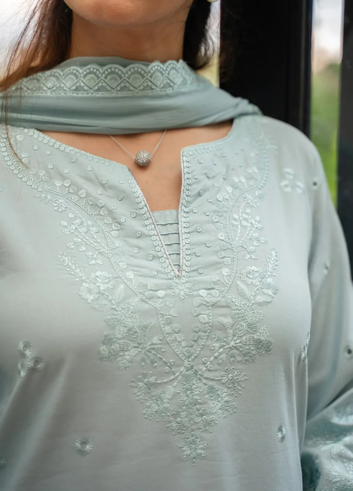 Gulaal | Embroidered Basics | Waterlily - House Of Hania