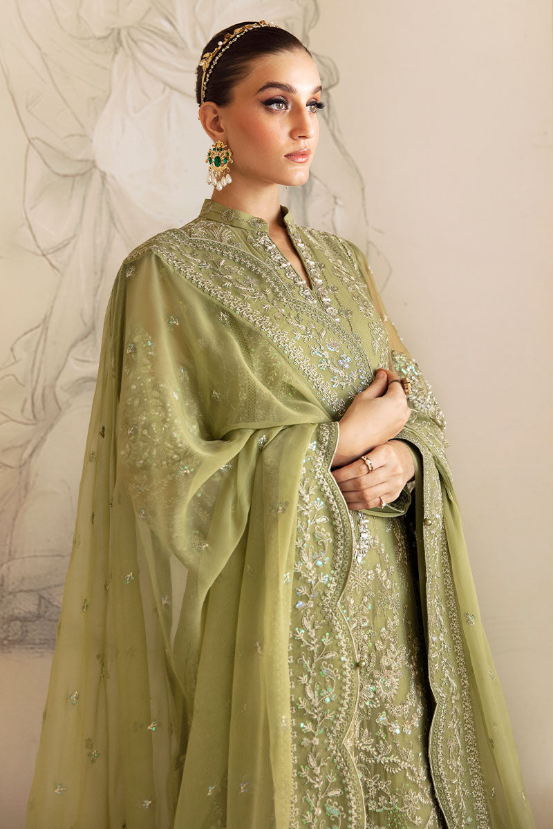 Gulaal | Embroidered Chiffon 24 | Almendra - House Of Hania