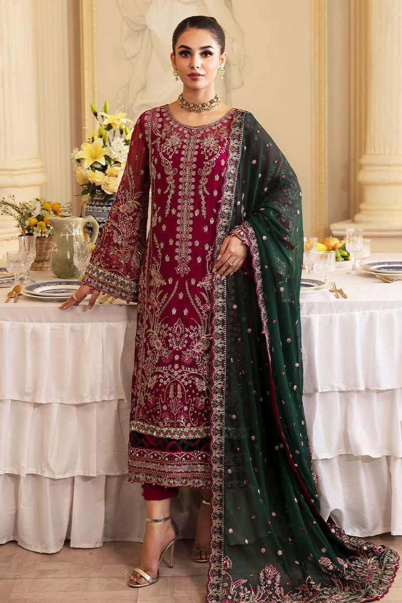 Gulaal | Embroidered Chiffon 24 | Blanca - House Of Hania