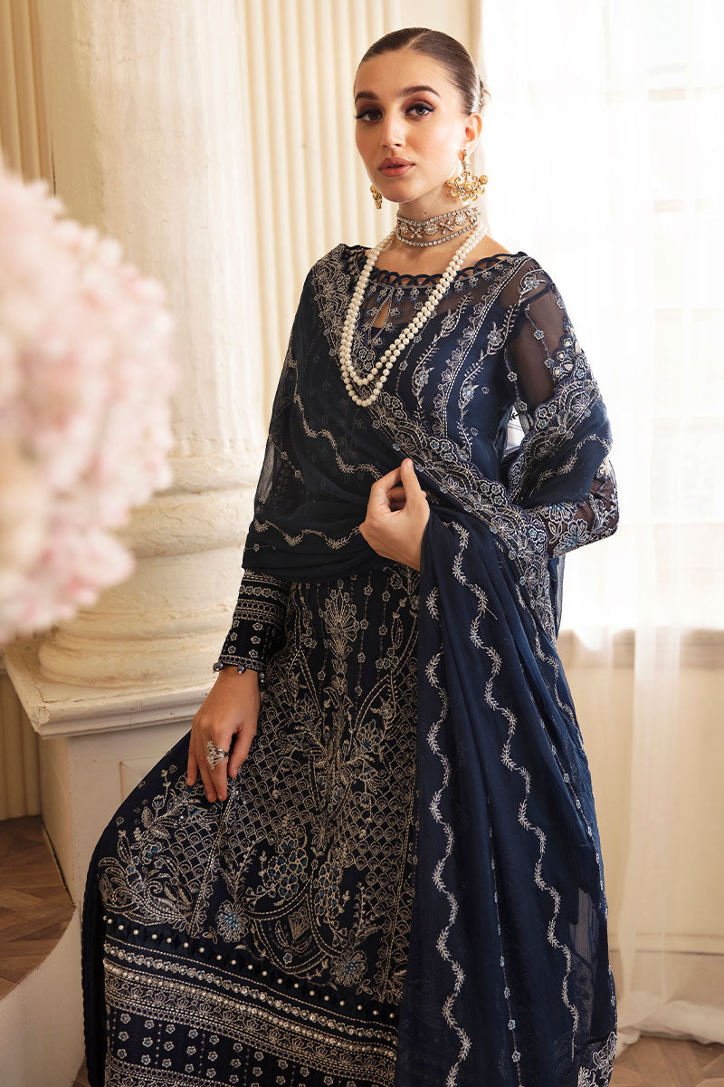 Gulaal | Embroidered Chiffon 24 | Evara - House Of Hania