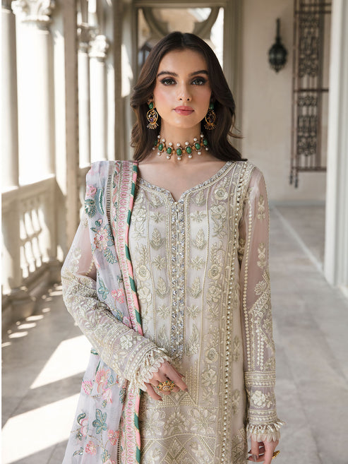 Gulaal | Embroidered Chiffon | CEMILE 03 - House Of Hania