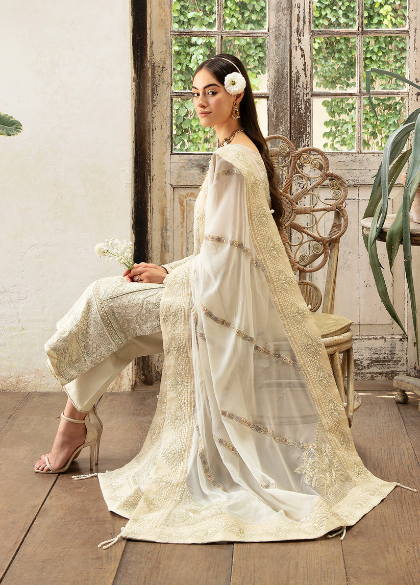 Gulaal | Embroidered Chiffon Eid Collection | ASTERIA - House Of Hania