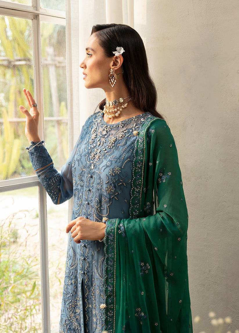 Gulaal | Embroidered Chiffon Eid Collection | HELIA - House Of Hania