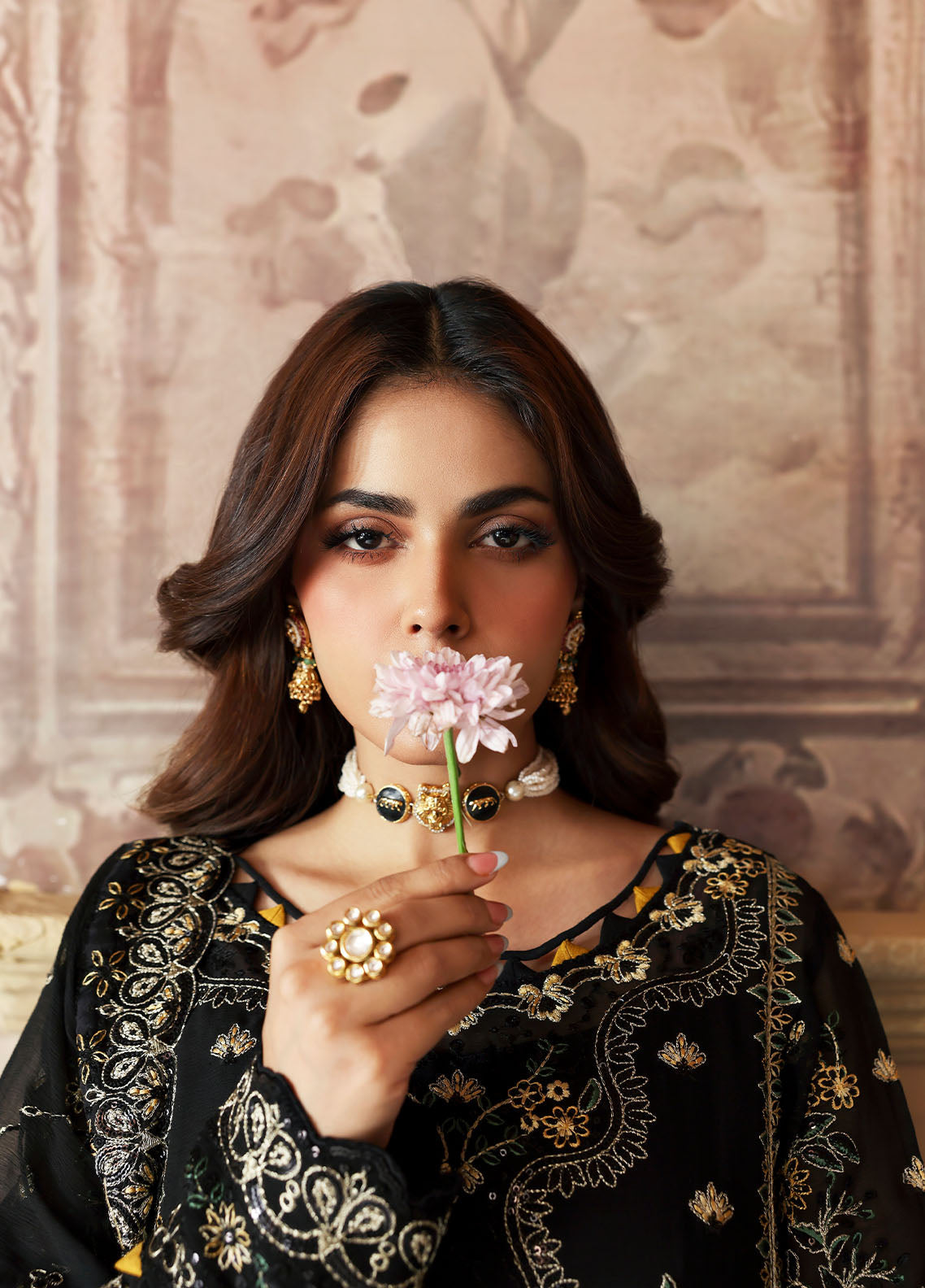 Gulaal | I Evayna Embroidered Chiffon |Deenah - House Of Hania