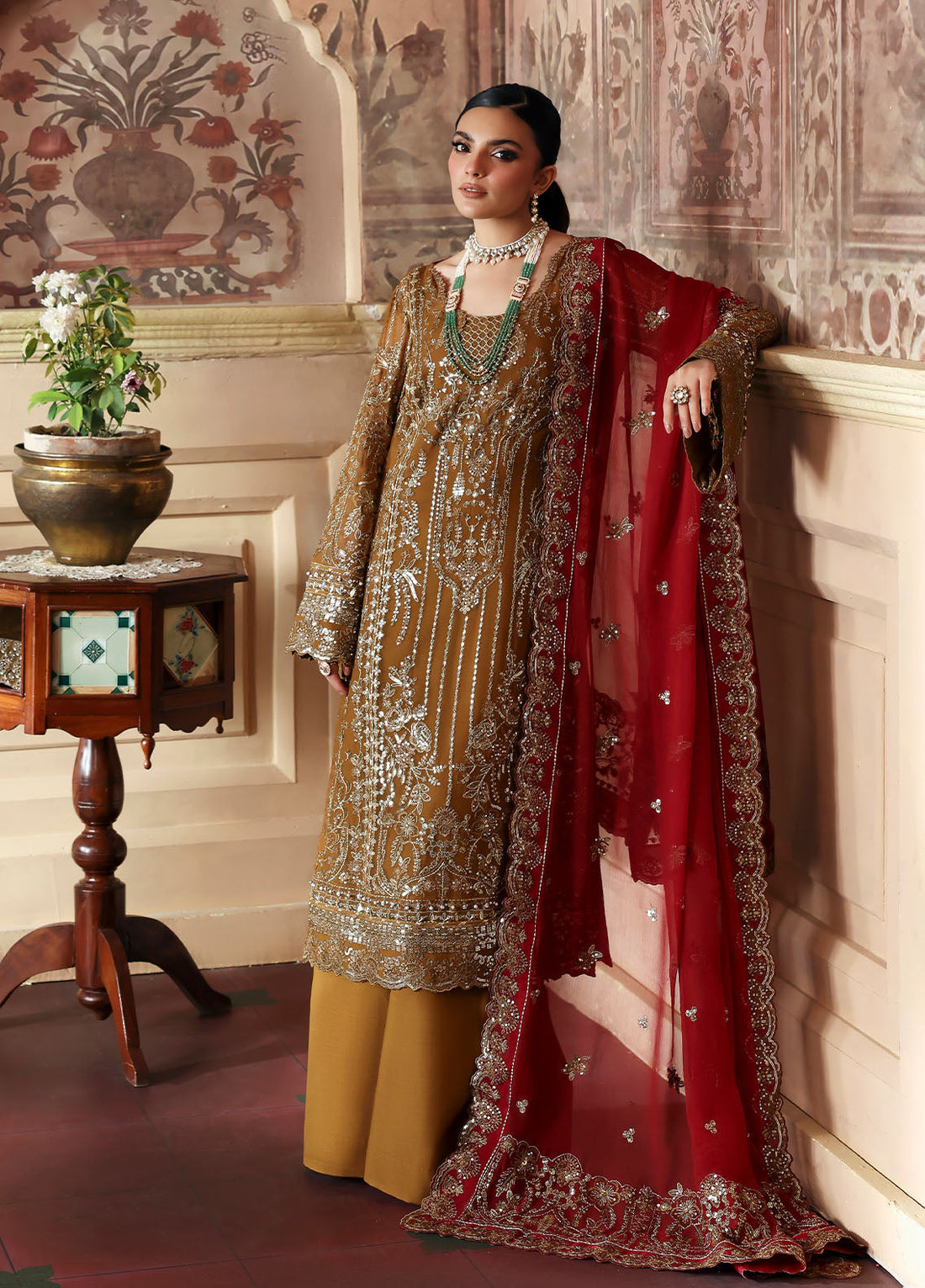 Gulaal | I Evayna Embroidered Chiffon | Dinara - House Of Hania
