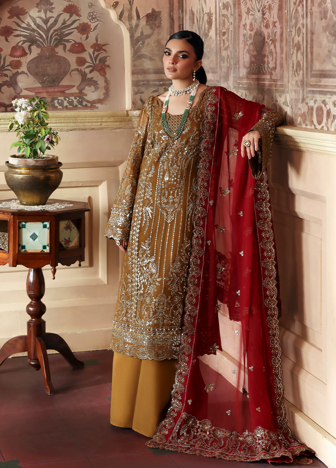 Gulaal | I Evayna Embroidered Chiffon | Dinara - House Of Hania