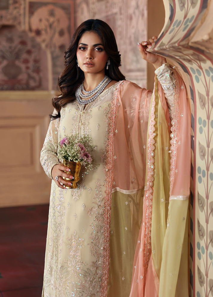 Gulaal | I Evayna Embroidered Chiffon | Fareyah - House Of Hania