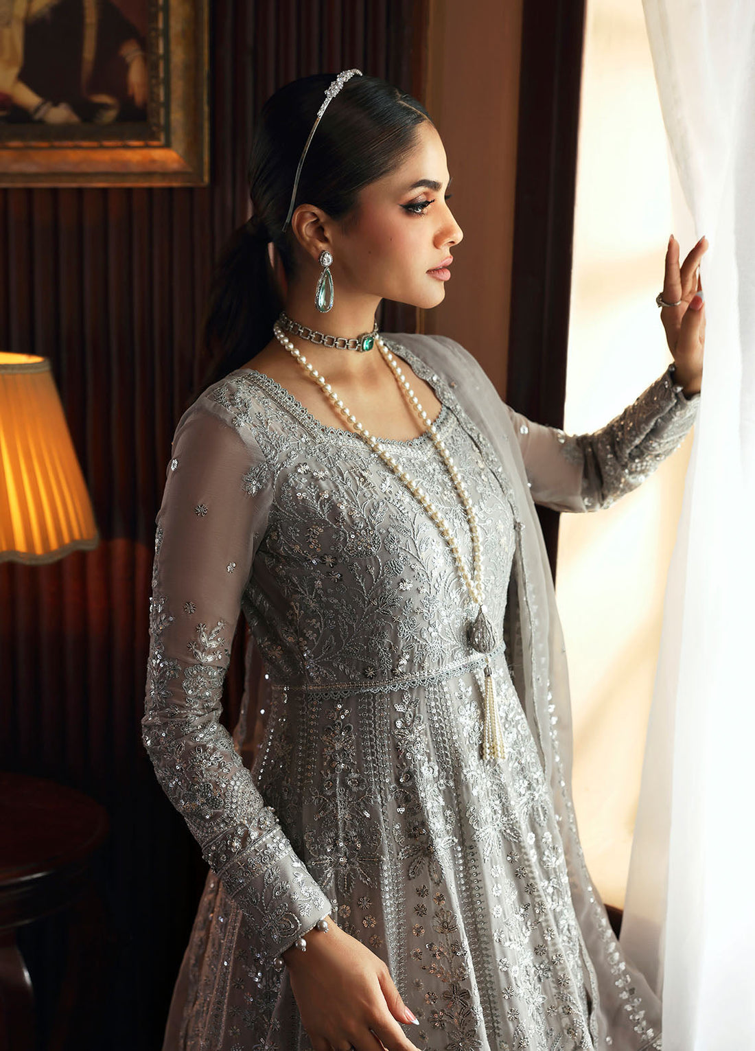 Gulaal | I Evayna Embroidered Chiffon | Sheyza - House Of Hania