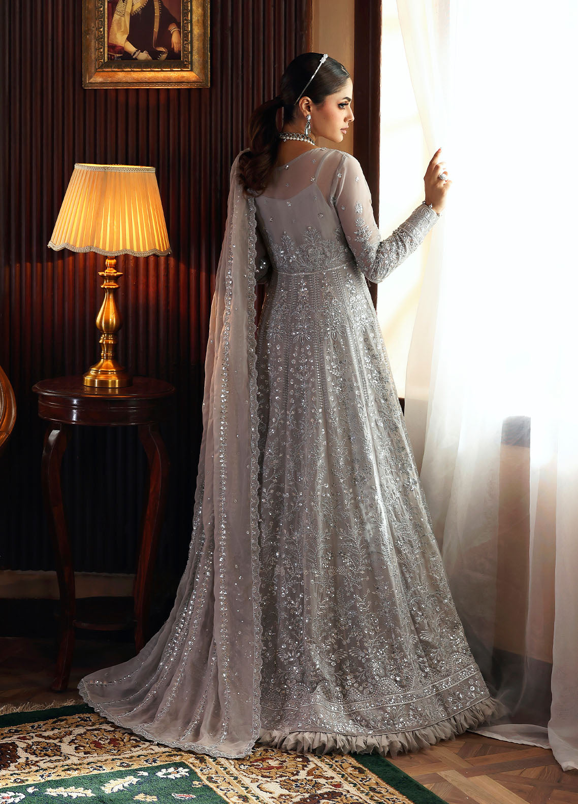 Gulaal | I Evayna Embroidered Chiffon | Sheyza - House Of Hania