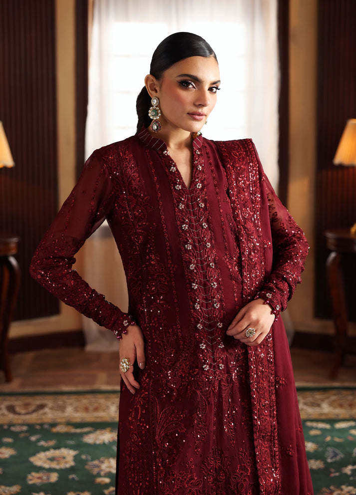 Gulaal | I Evayna Embroidered Chiffon | Vezeen - House Of Hania