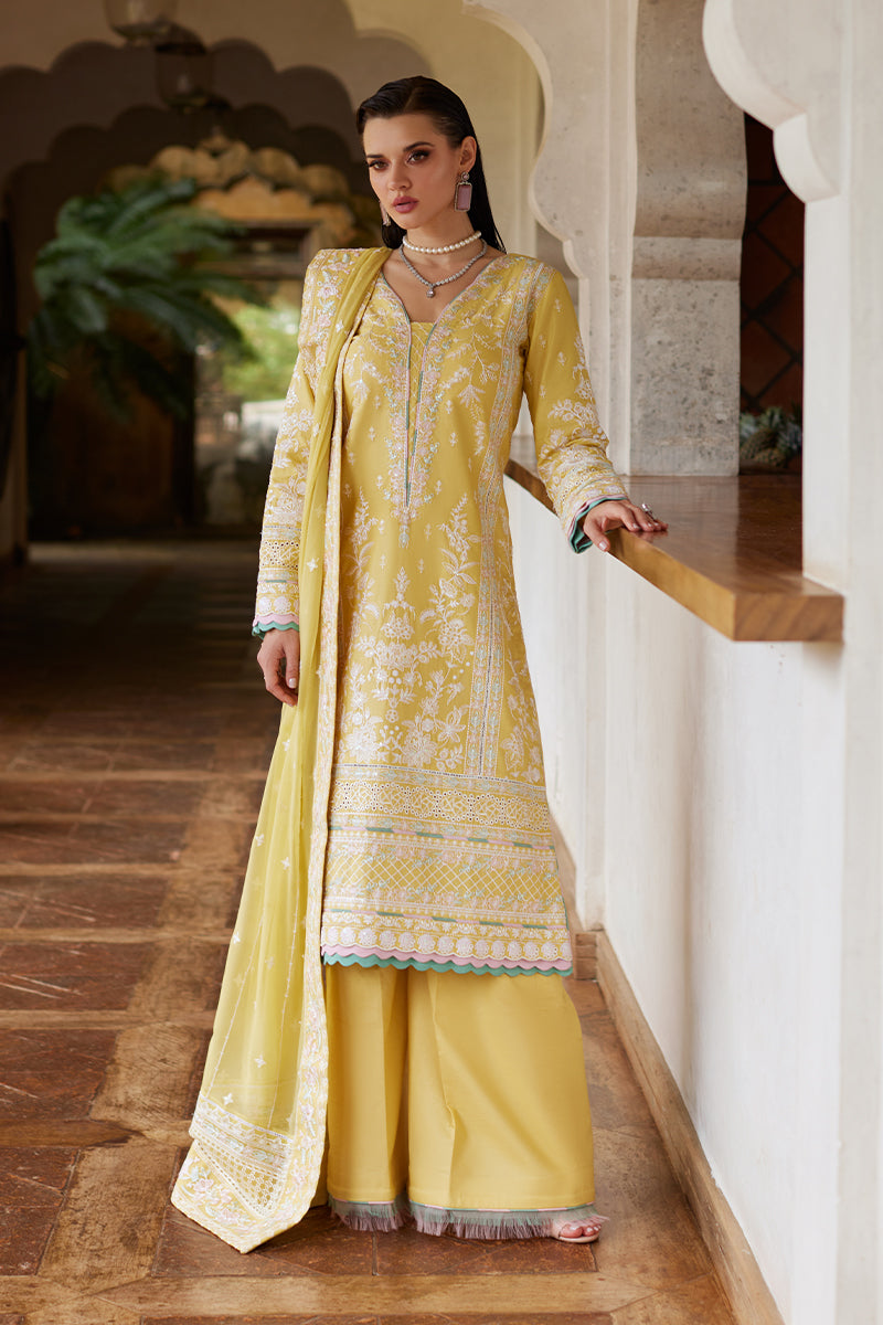 Gulaal | Luxury Lawn 25 | Iris - House Of Hania