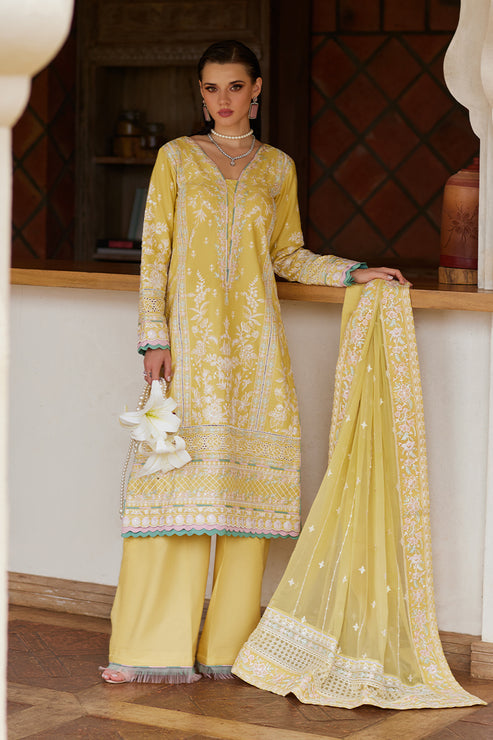 Gulaal | Luxury Lawn 25 | Iris - House Of Hania