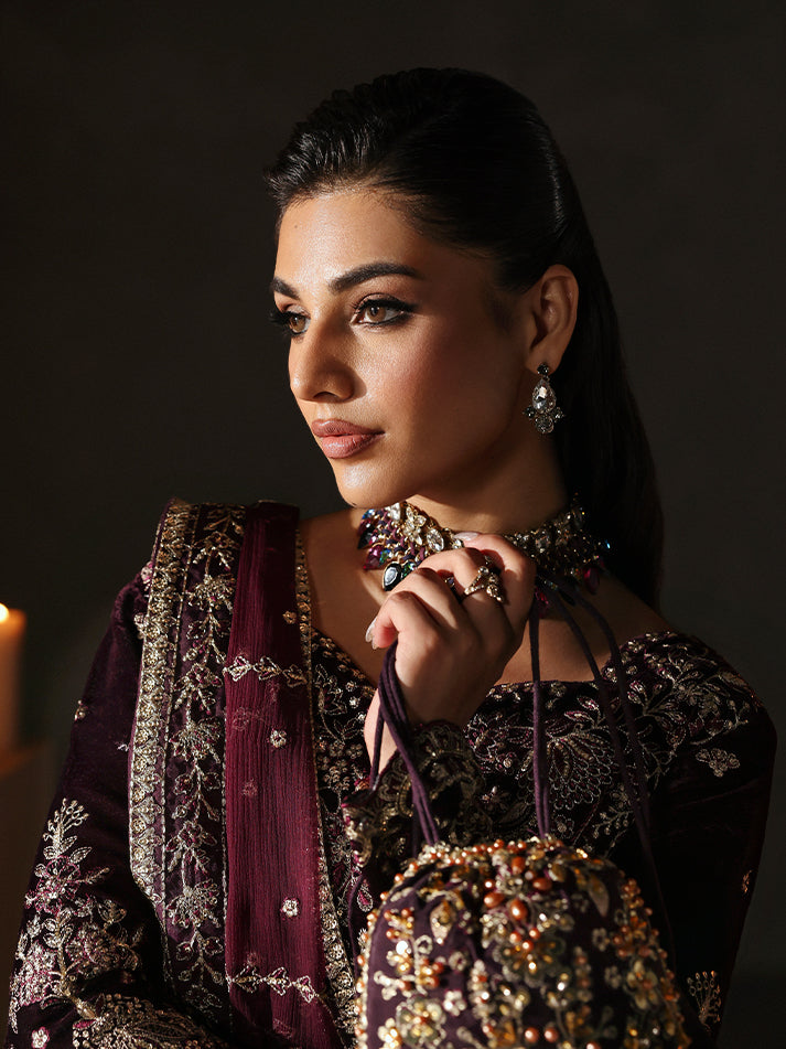 Gulaal | Marais Velvet | CALIRA - House Of Hania
