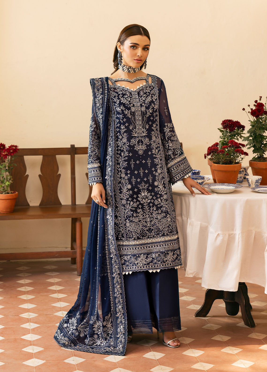 Gulaal | Reverie Embroidered Chiffon | ARISTA - House Of Hania