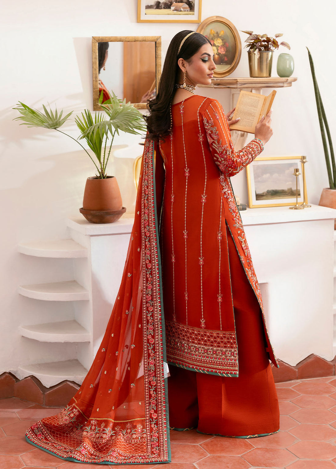 Gulaal | Reverie Embroidered Chiffon | ZARNA - House Of Hania