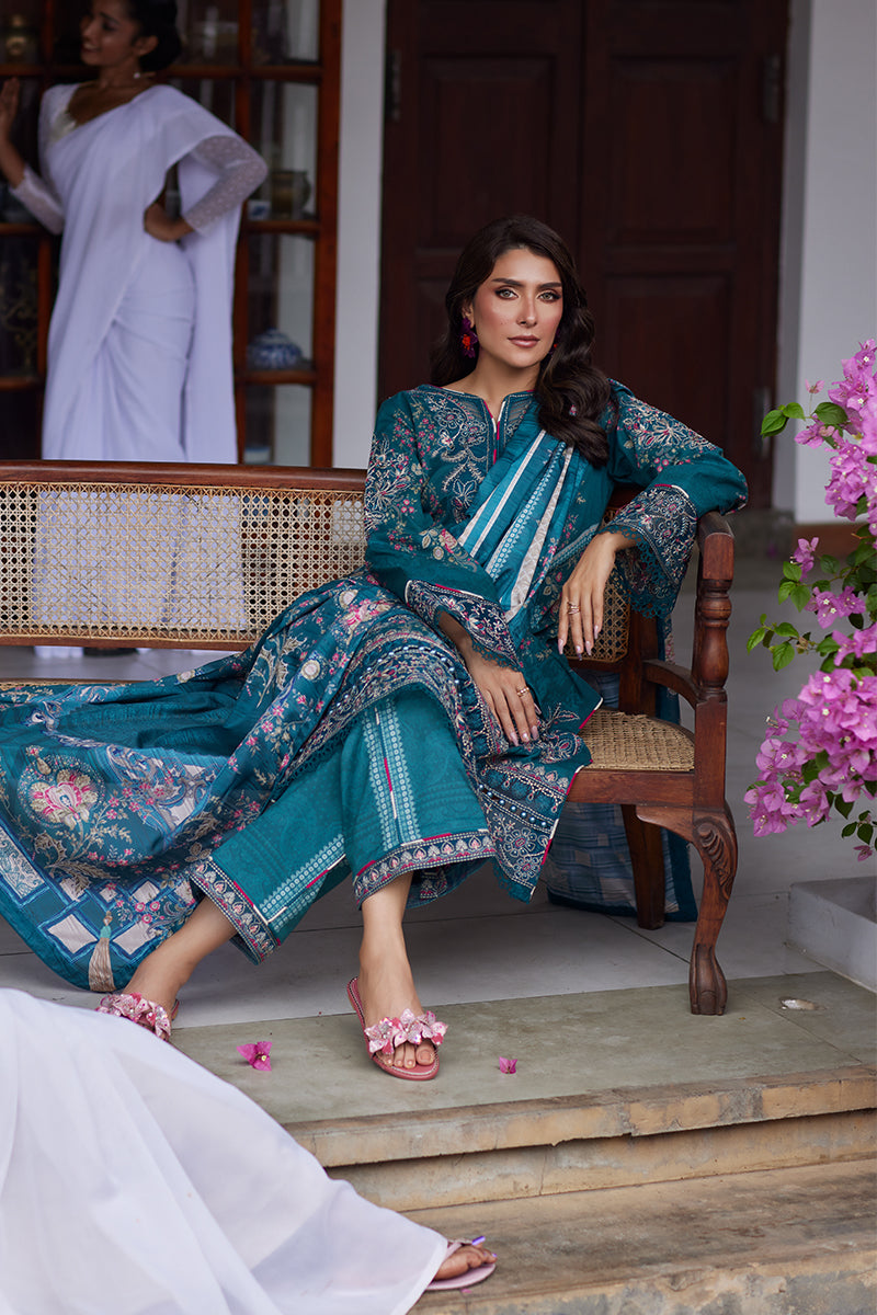 Gulaal | Saffira Lawn 25 | Camila - House Of Hania