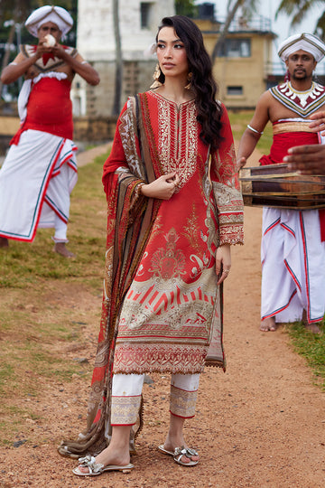 Gulaal | Saffira Lawn 25 | Zhuri - House Of Hania