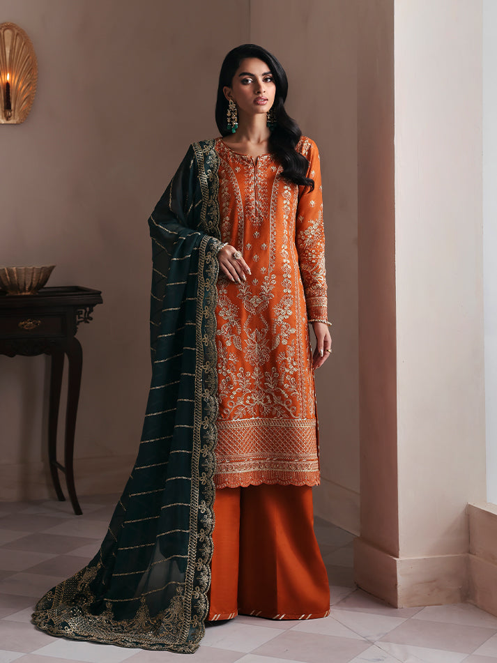 Gulaal | Serica Raw Silk | Ciora - House Of Hania