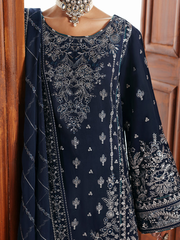 Gulaal | Serica Raw Silk | Saphira - House Of Hania