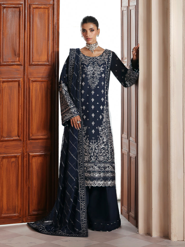 Gulaal | Serica Raw Silk | Saphira - House Of Hania