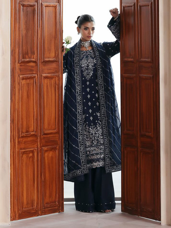 Gulaal | Serica Raw Silk | Saphira - House Of Hania