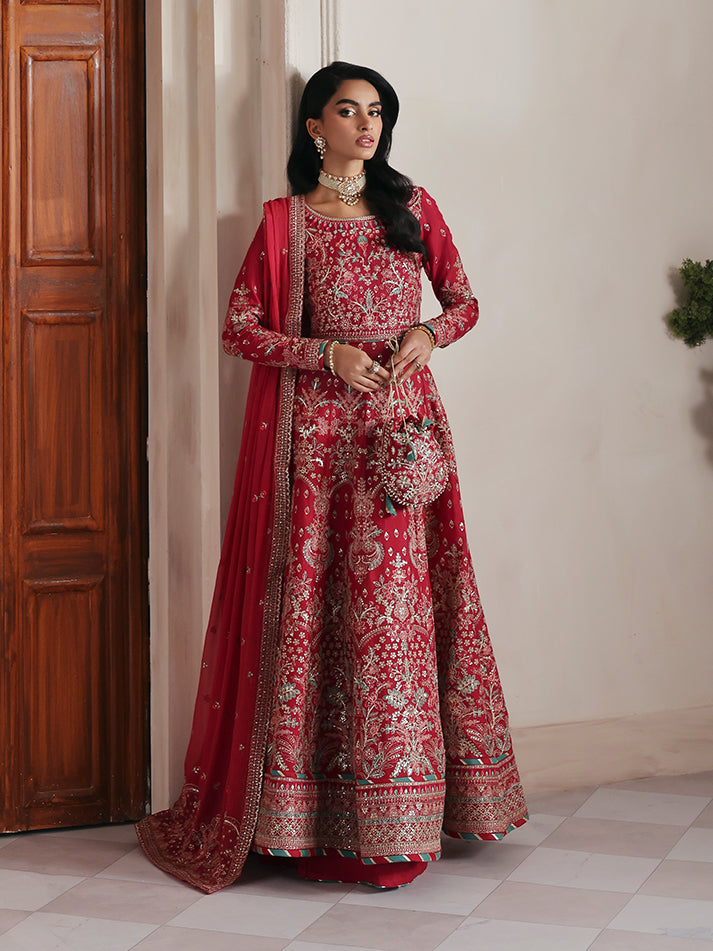 Gulaal | Serica Raw Silk | Serosia - House Of Hania
