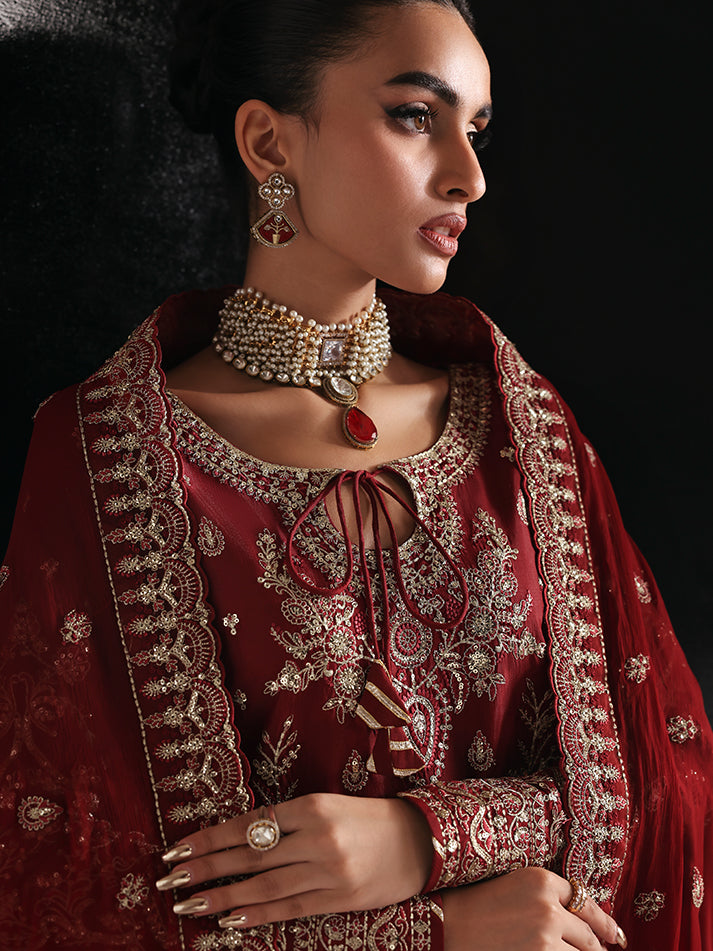 Gulaal | Serica Raw Silk | Seryne - House Of Hania