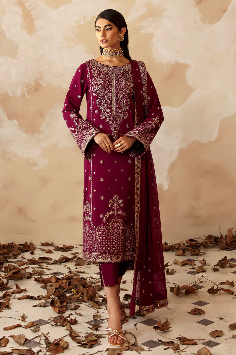 Gulaal | Shehrnaaz Raw Silk | Ramail - House Of Hania