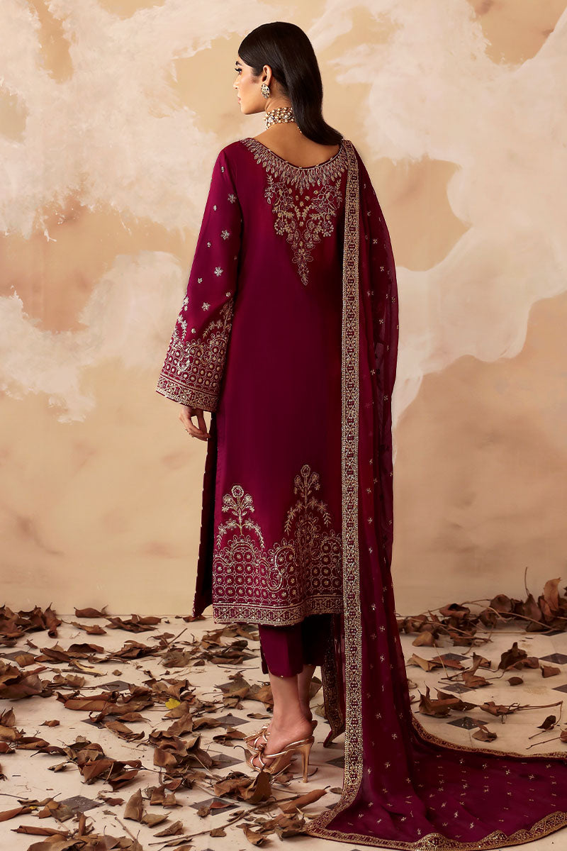 Gulaal | Shehrnaaz Raw Silk | Ramail - House Of Hania