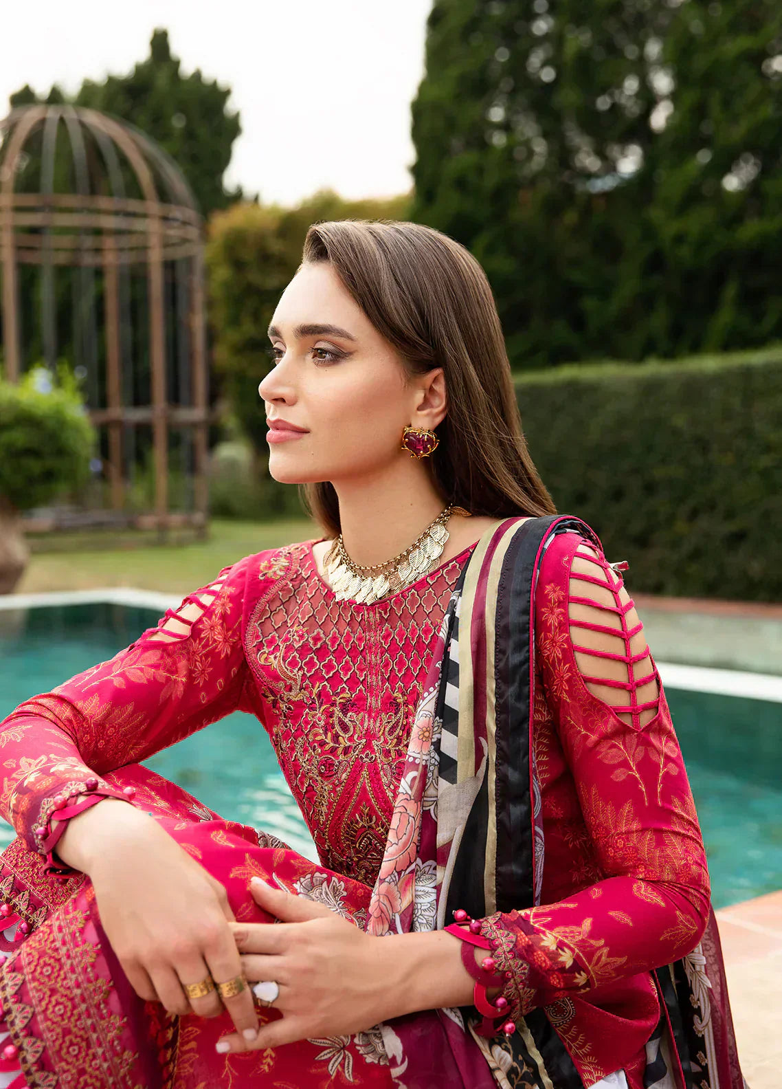 Gulaal | Springtime Ballet | CHERIE (GL-L-24V1-04) - House Of Hania