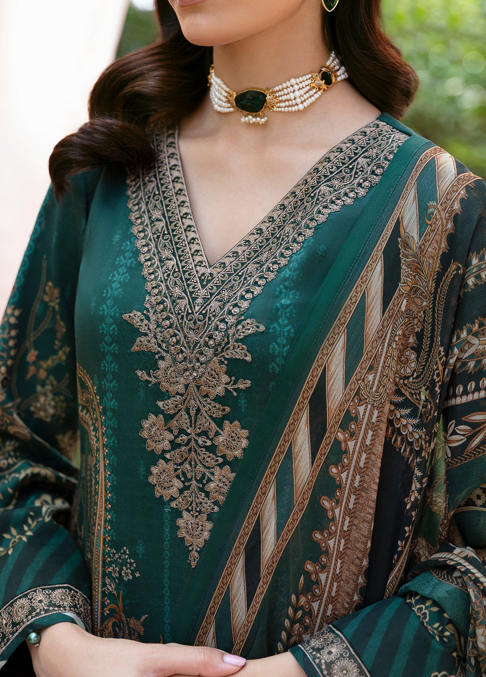 Gulaal | Summer Glow Lawn 24 | EMMELINE (GL-L-24V3-08) - House Of Hania