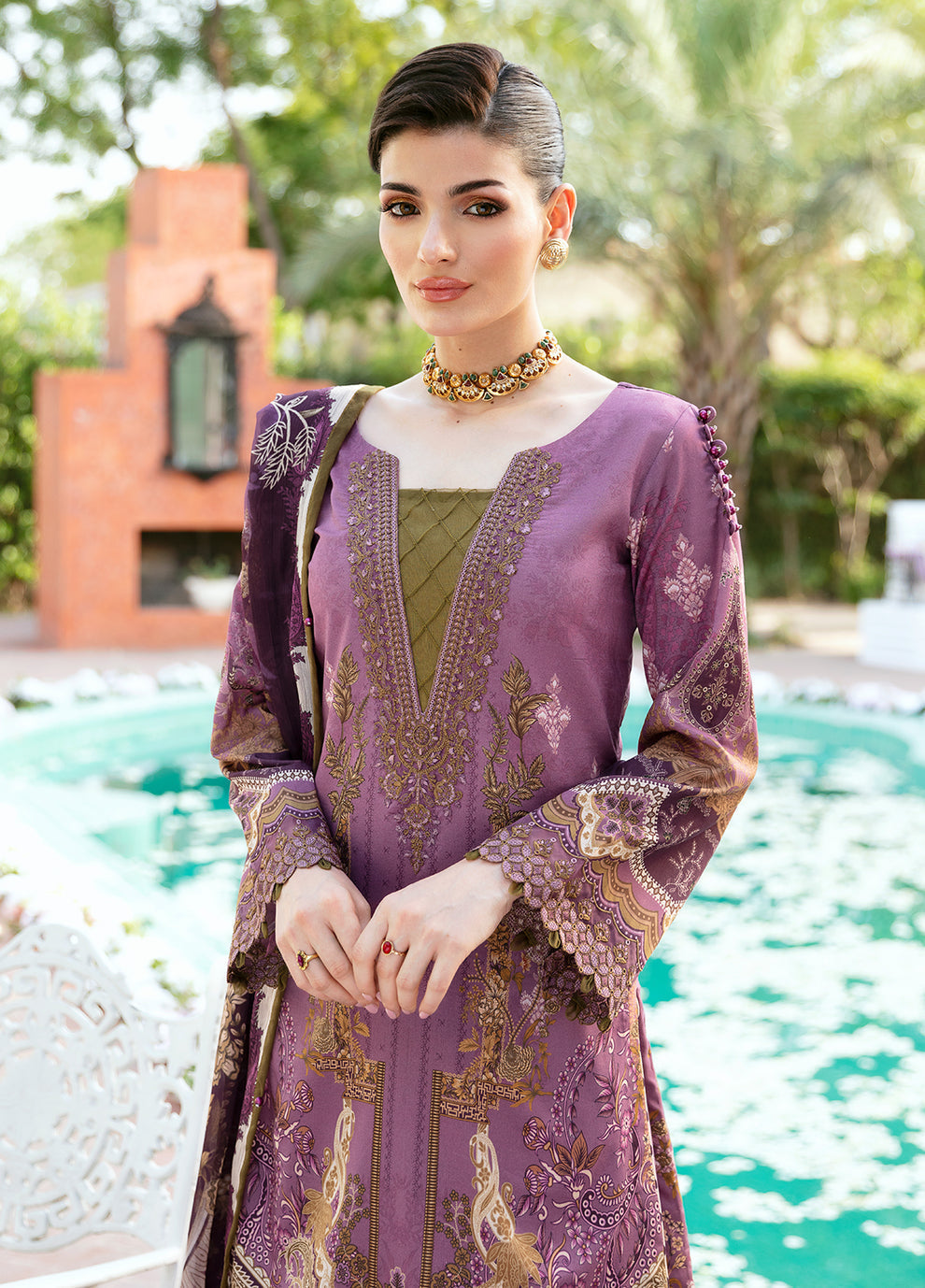 Gulaal | Summer Glow Lawn 24 | ESMERAY (GL-L-24V3-03) - House Of Hania