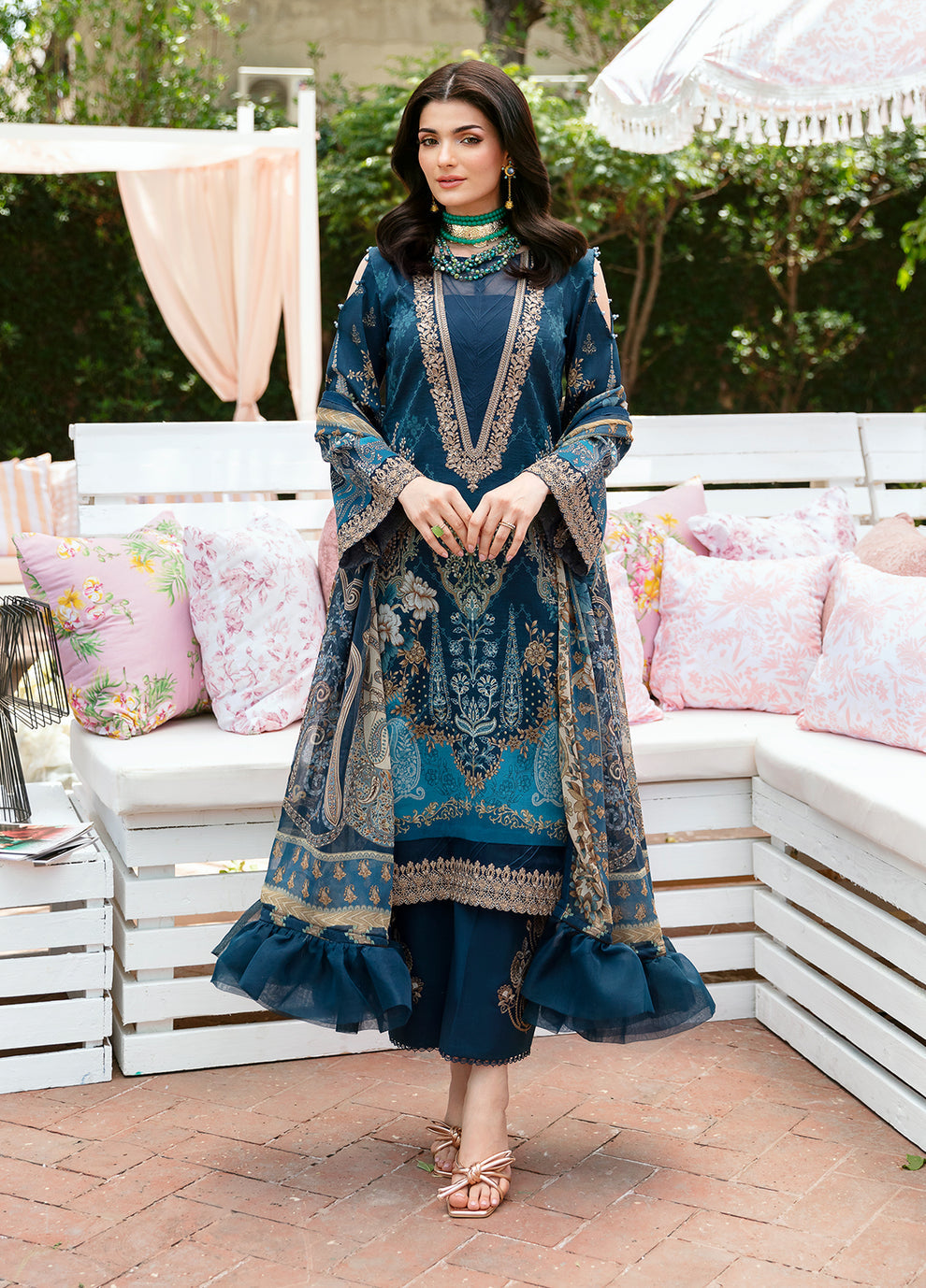 Gulaal | Summer Glow Lawn 24 | SYLVIYA (GL-L-24V3-01) - House Of Hania