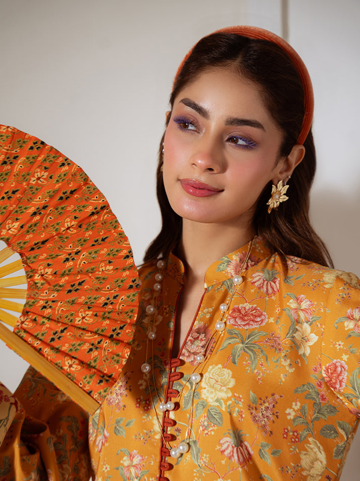 Gulaal | Summer Pret 26 | Marigold Veil - House Of Hania