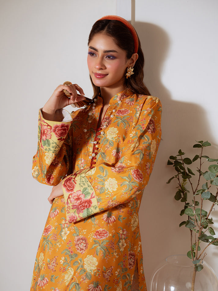 Gulaal | Summer Pret 26 | Marigold Veil - House Of Hania